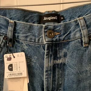 Desigual Blue Denim Jeans